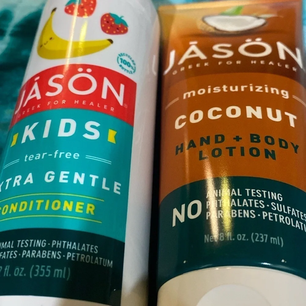 Jason Hair & Body Bundle Coconut Lotion Hair Accessories Kid’s Conditioner